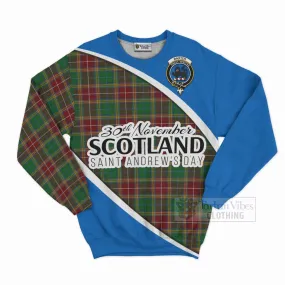 Baxter Family Crest Tartan Sweatshirt Celebrate Saint Andrew's Day in Style