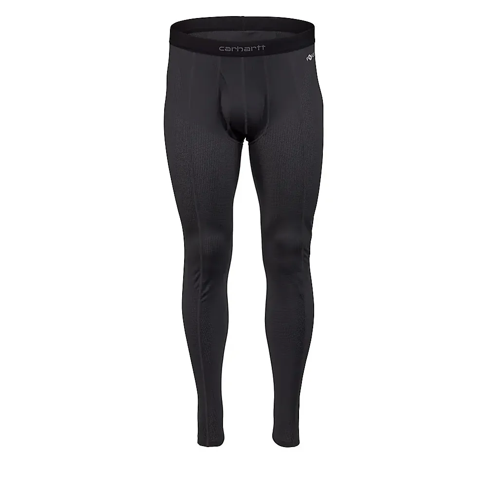 Carhartt Mens Lightweight Grid Base Layer Thermal Work Pants - UL0184-MBLACK