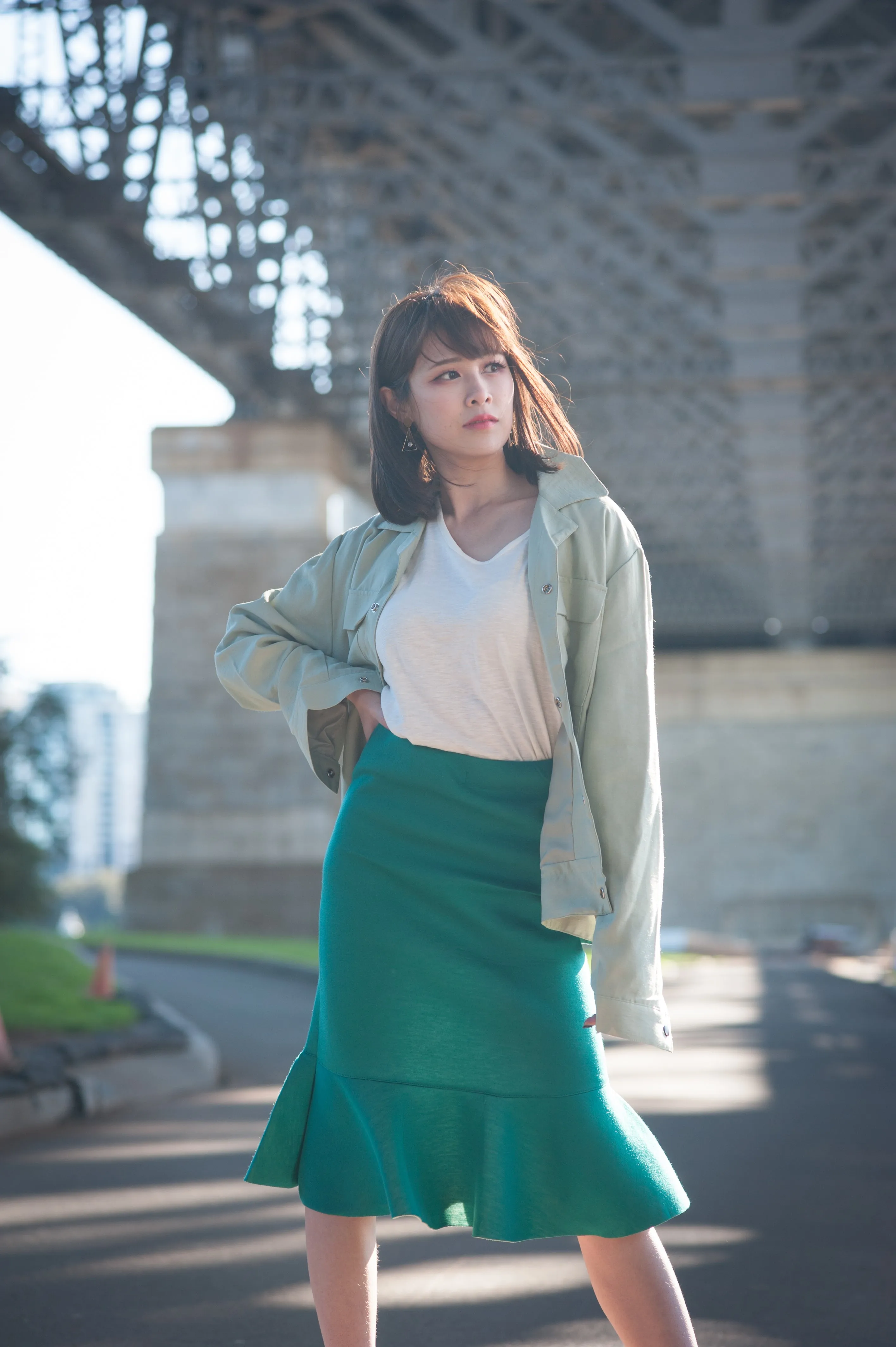 Disco Green Skirt