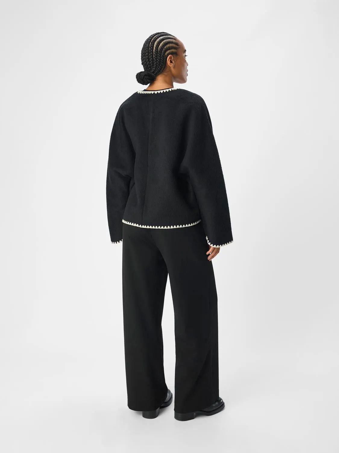 OBJLOLA Shacket - Black