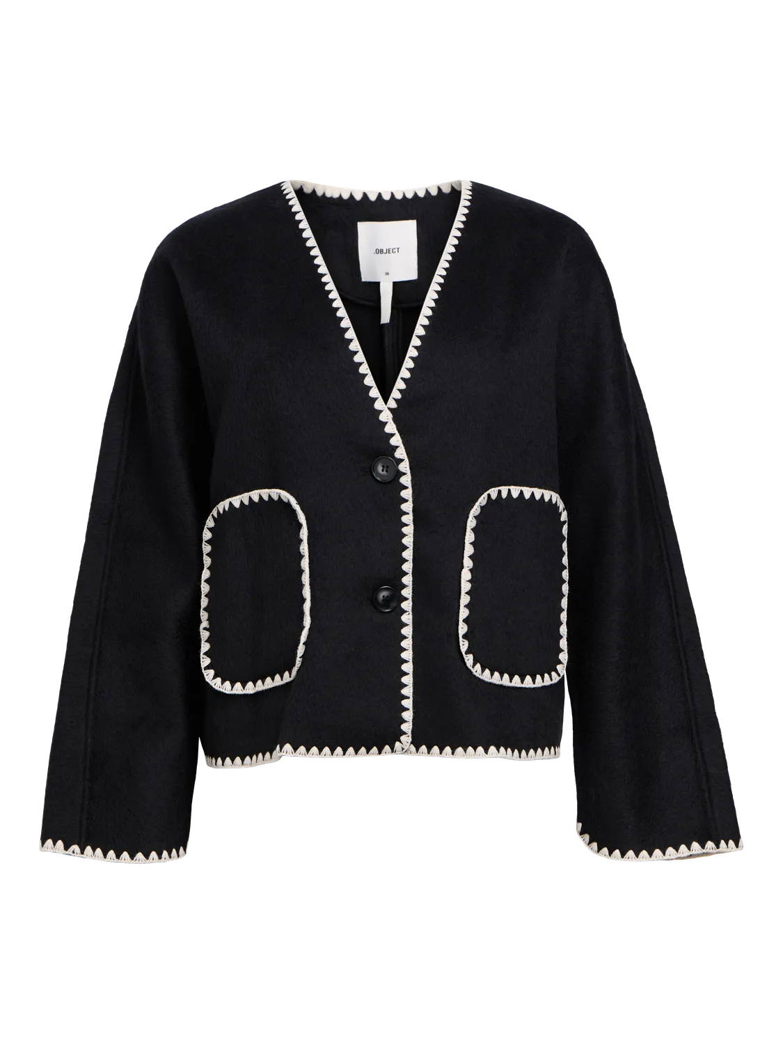 OBJLOLA Shacket - Black