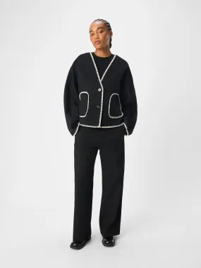 OBJLOLA Shacket - Black
