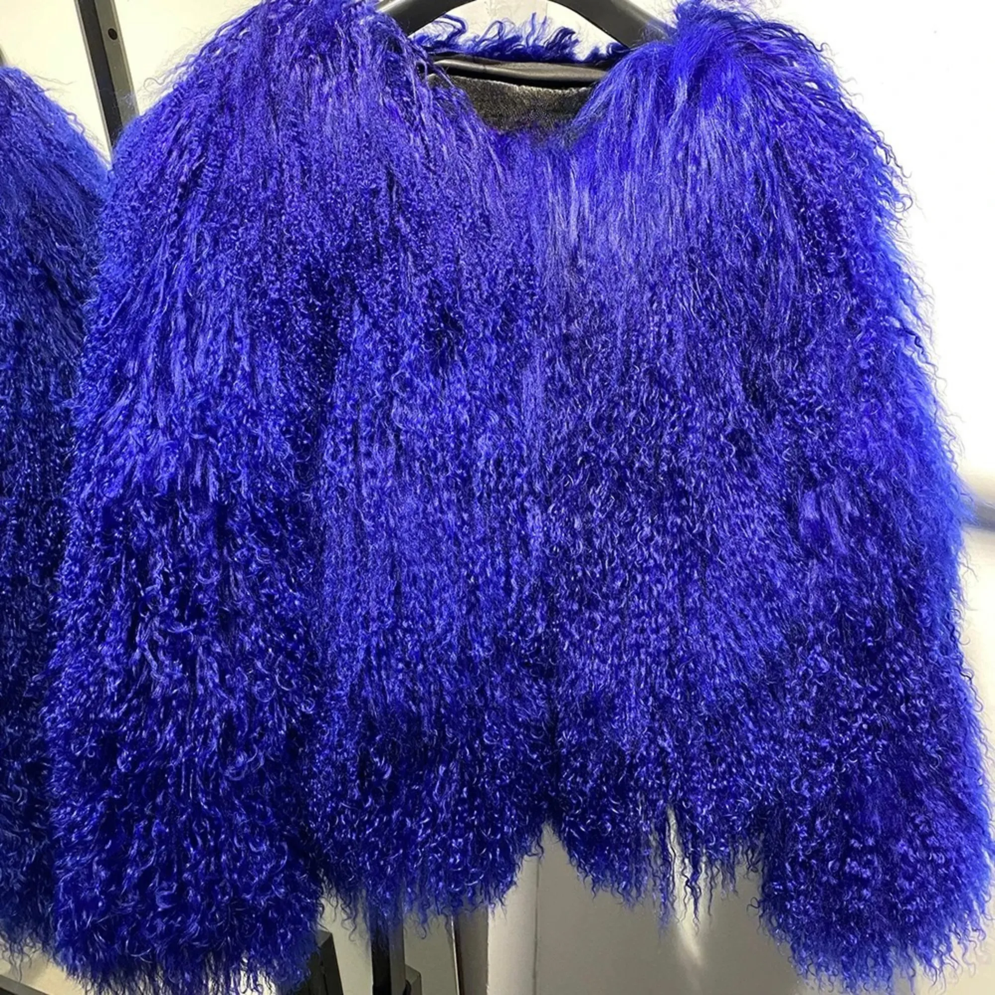 Tibet-Lamb Curly Shearling Jacket