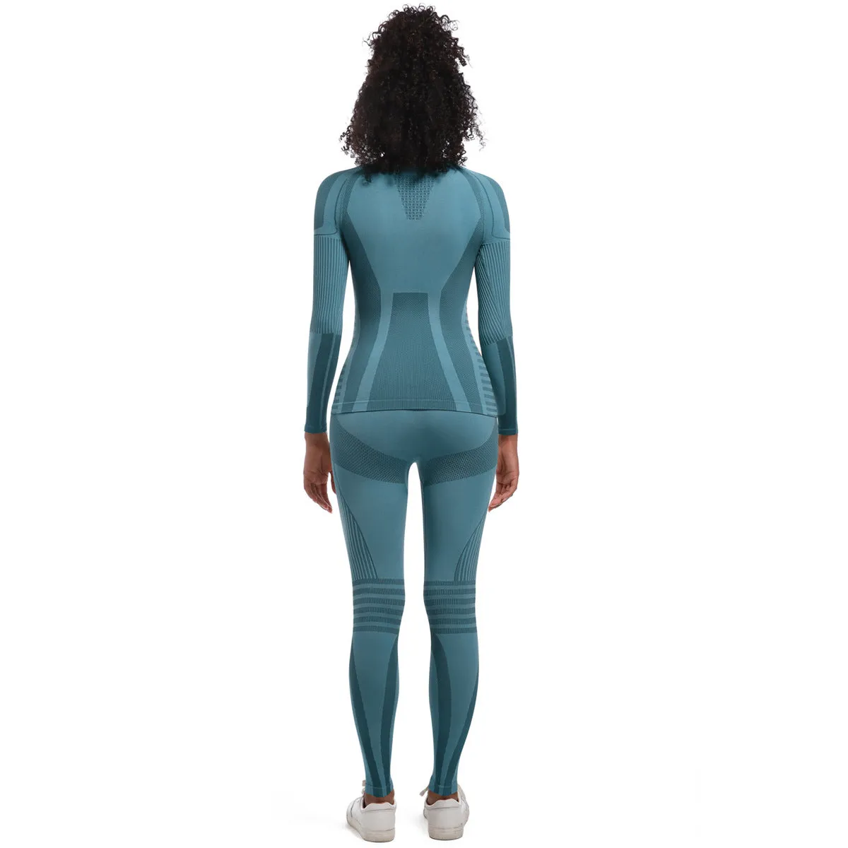Women Wicking Thermal Sports Ski Yoga Two Piece Pant Sets